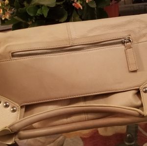 Valentina Large Leather Crossbody Fold-over Purse